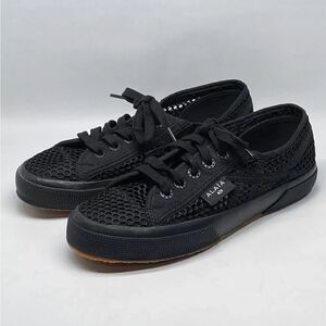 Alaïa Alaïa x Superga Mesh Flat Sneakers size 37